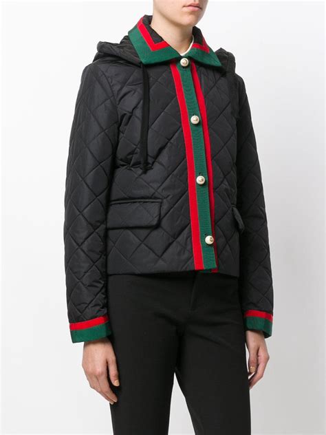 gucci quilted shirt jacket|Gucci jacket price.